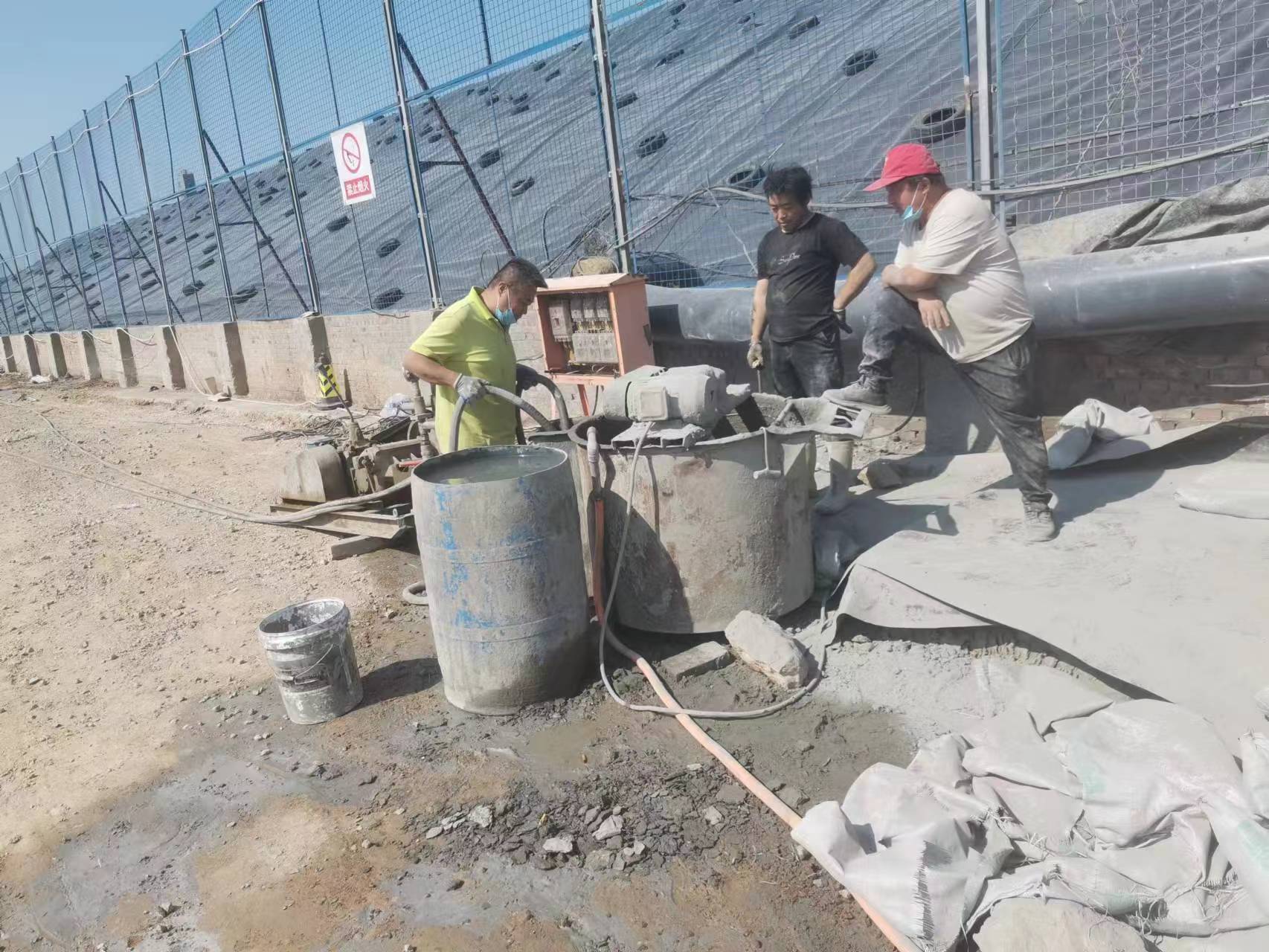 解放袖阀管注浆